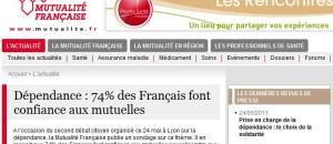 Sondage "Les Français et la dépendance"