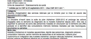 Guide maisons de retraite seniors et personnes agées : Parution de la circulaire n° DGOS/DGS/DSS/R4/MC3/2011/394 du 20 octobre 2011
