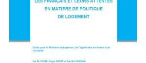 Les Français et leurs attentes en matière de politique de logement