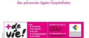 16ème édition de l'opération + de Vie pour les personnes âgées hospitalisées : Le lien intergénérationnel à l'honneur