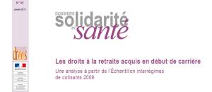 La Drees publie dans la collection "Dossiers Solidarité et Santé" son n° 60, janvier 2015