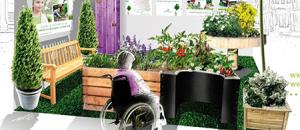 La Fondation d'entreprise Georges TRUFFAUT à l'Art du Jardin avec son jardin thérapeutique
