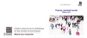L'Insee publie dans sa collection Insee Références l'édition 2015 de son ouvrage "France, portrait social"