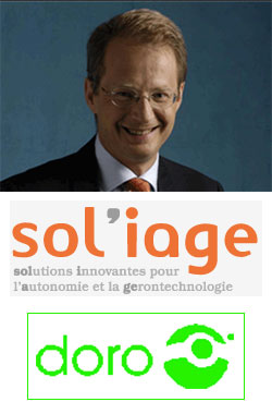 Election du nouveau Président de Sol'iage, lors du Forum des Gérontechnologies.