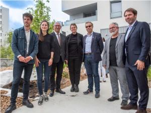  alt="Inauguration de la résidence autonomie du quartier Aubiers-Ginko à Bordeaux"