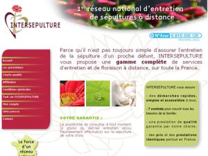  alt="Intersepulture créé le premier service national d'entretien et de floraison à distance"