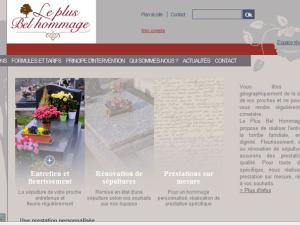  alt="LE PLUS BEL HOMMAGE, prend en charge l'entretien des sépultures"