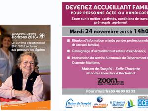  alt="24 novembre 2015 : le département Charente Maritime propose une journée d'information sur le métier d'accueillant familial"