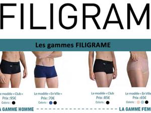 alt="FILIGRAME présente ses deux gammes "femmes" et "hommes" de sous-vêtements"
