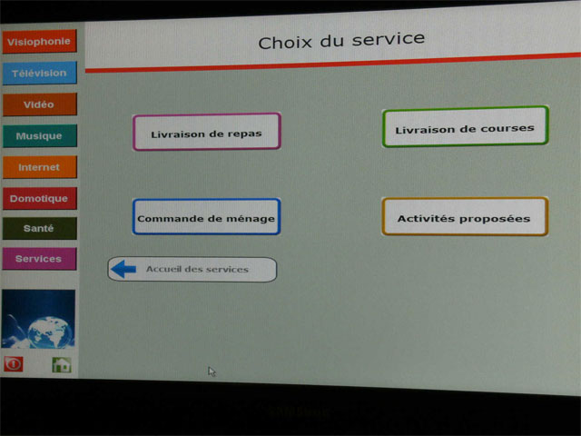 Résidence Vill'Age de Baltzenheim : Ecran du système informatique interne de la résidence