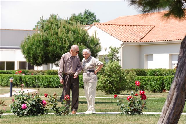 Les Résidentiels de St-Sulpice de Royan : Vue du jardin