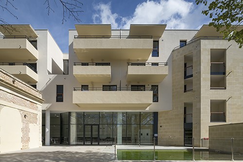 Occitalia, Résidence Services Seniors : L'Orangerie Château-Levat : Façade Orangerie Château-Levat