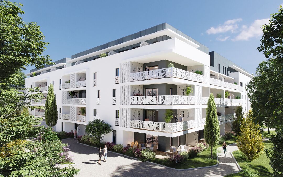 LOREDEN LORMONT - Square Oréa : Résidence Loreden Lormont - Vue rue