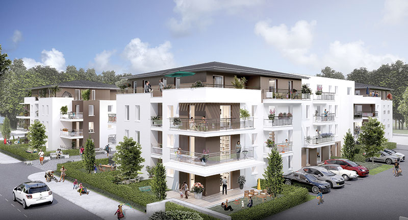 LOREDEN MENNECY : Résidence Loreden Mennecy - Vue espaces verts