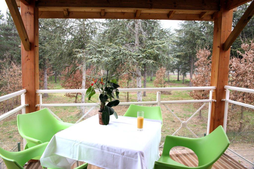 Les Essentielles Nègrepelisse : Terrasse d'un appartement