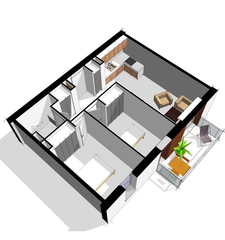 Résidence Héraclide Renage : Appartement type T3